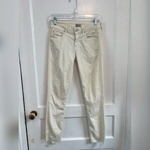 MOTHER LOOKER ANKLE FRAY JEANS DYE
SAND PIT Size 27